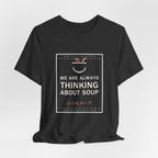 We Are Always Thinking About Soup Funny Anime T-Shirt - original anime design, view 18
