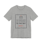 All Complaints Will Be Forwarded To The Sky Funny Anime T-Shirt in Athletic Heather