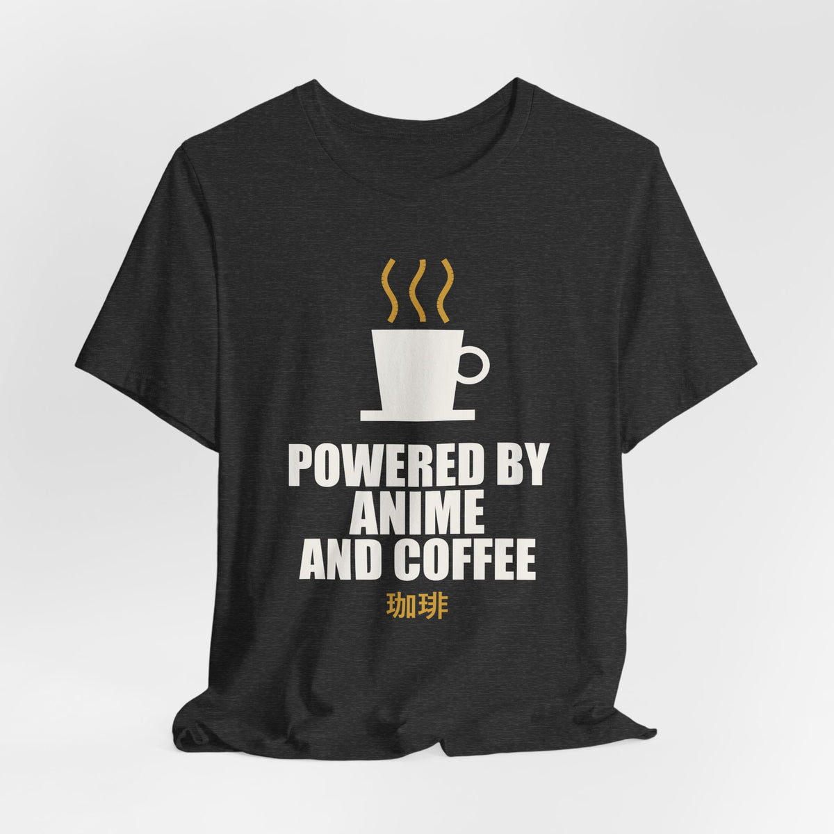 Powered By Anime And Coffee T-Shirt - original anime design, view 19