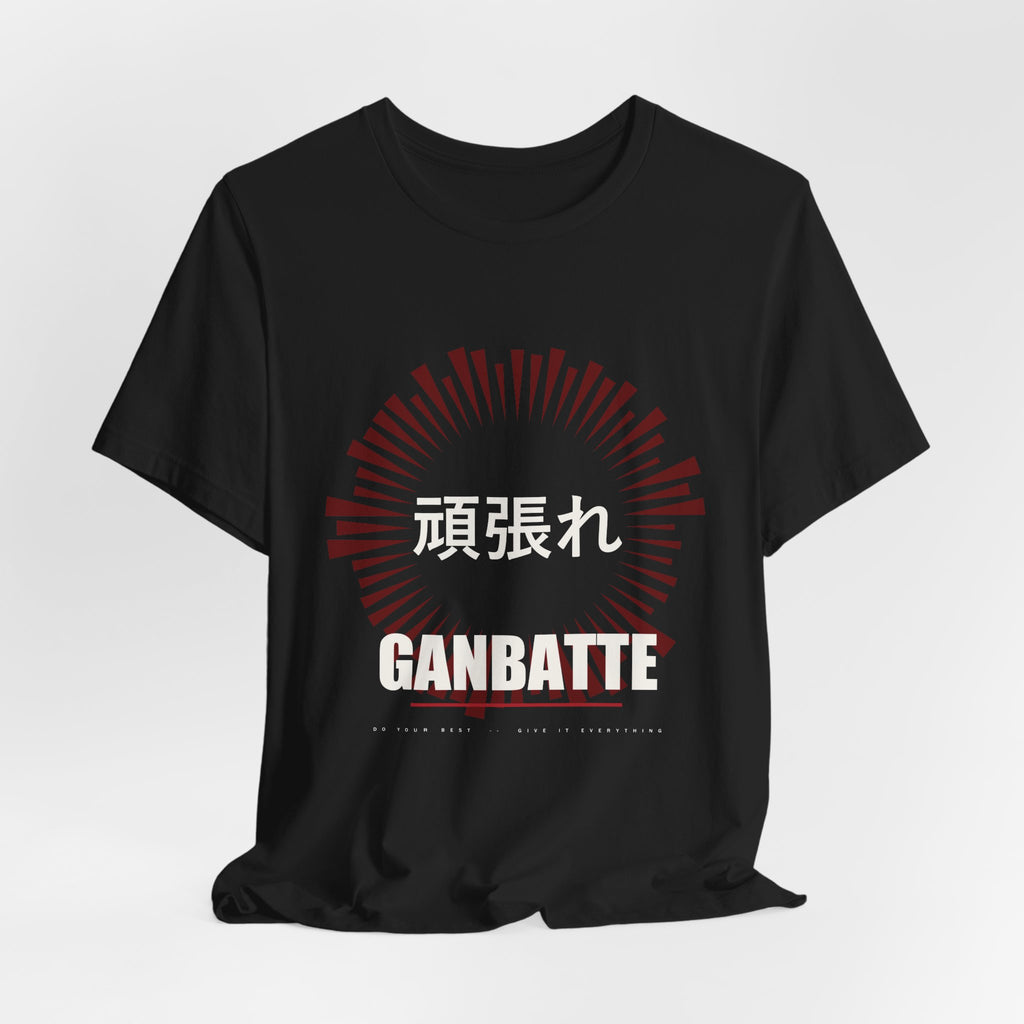 Ganbatte Anime T-Shirt - original anime design, view 7