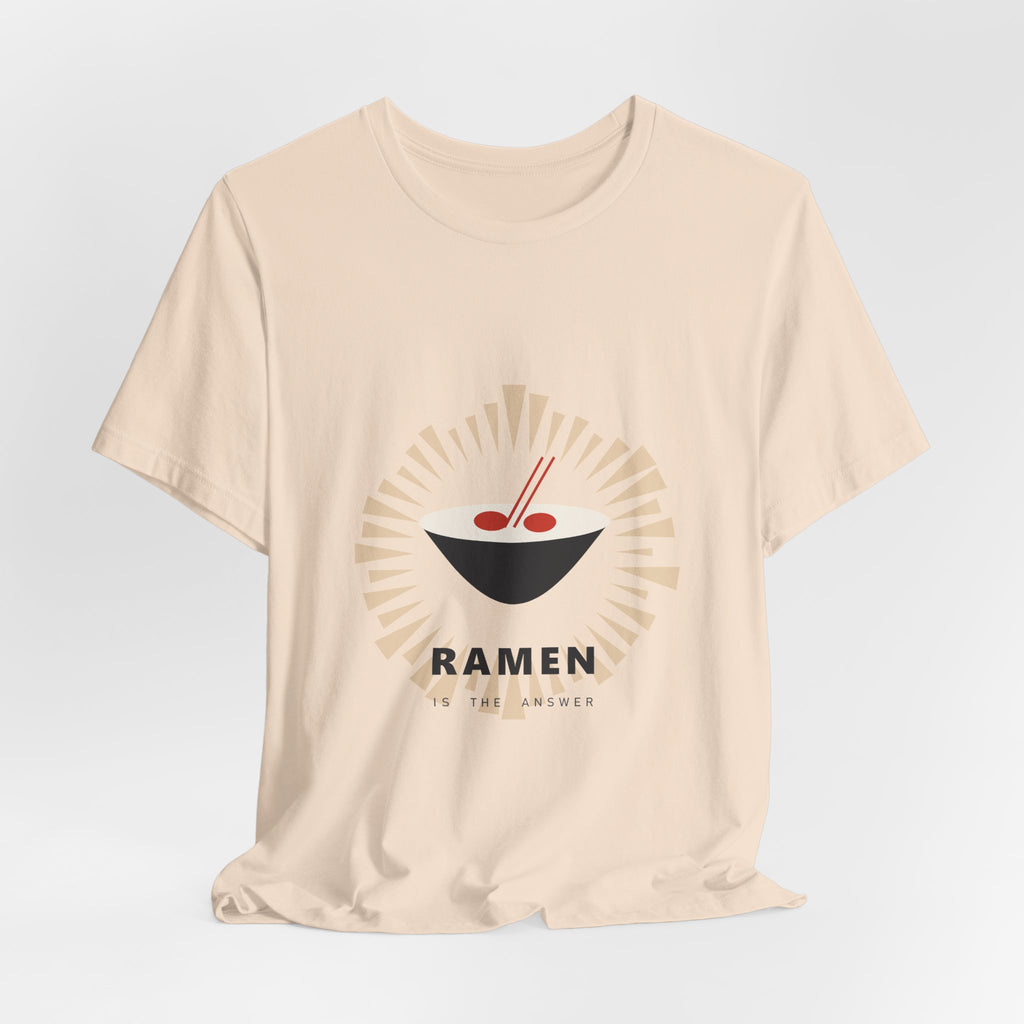 Ramen Is The Answer T-Shirt - original anime design, view 18