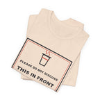 Please Do Not Discuss This In Front Of The Noodles Funny Anime T-Shirt - original anime design, view 8