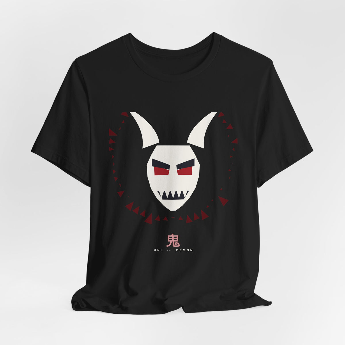 Oni Mask Anime T-Shirt - original anime design, view 7