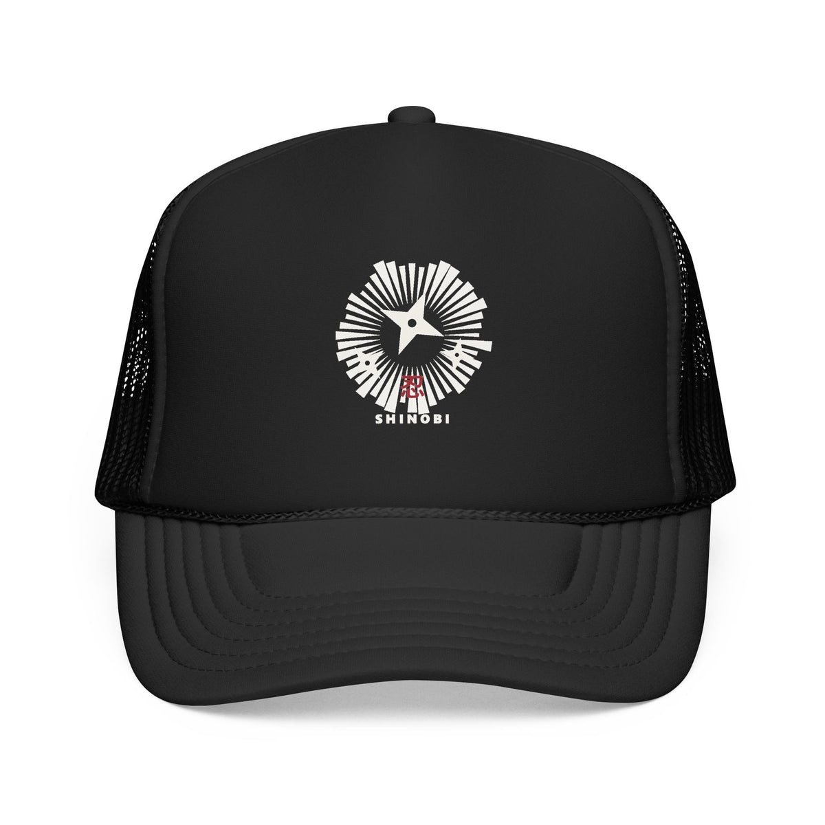 Shinobi Trucker Cap in Black