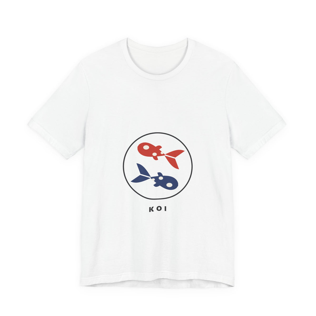 Koi Pair T-Shirt in White
