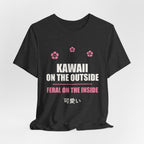 Kawaii But Feral Anime T-Shirt - original anime design, view 19
