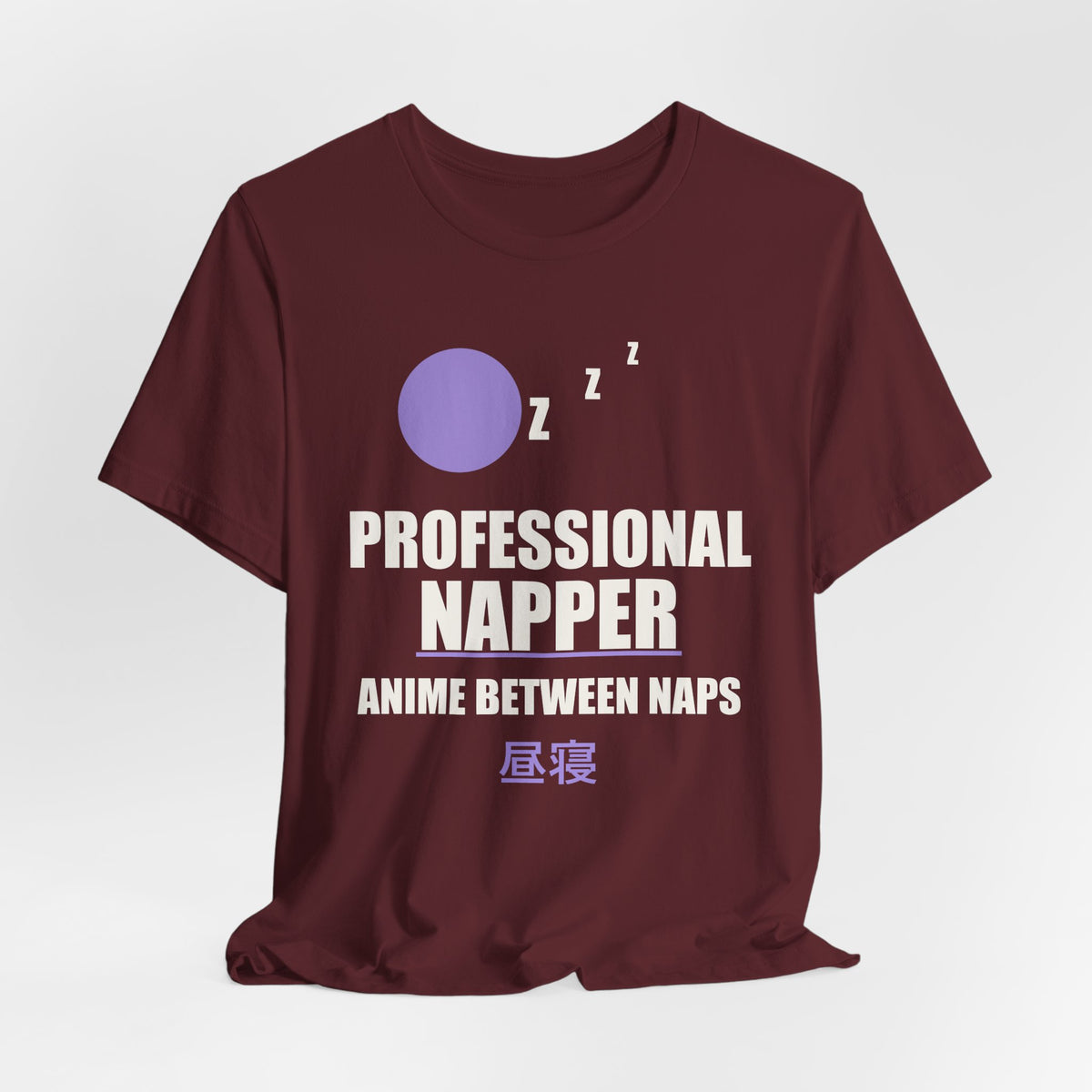 Professional Napper Anime T-Shirt - original anime design, view 25