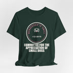 Committee For The Appreciation Of Small Dogs Funny Anime T-Shirt - original anime design, view 12