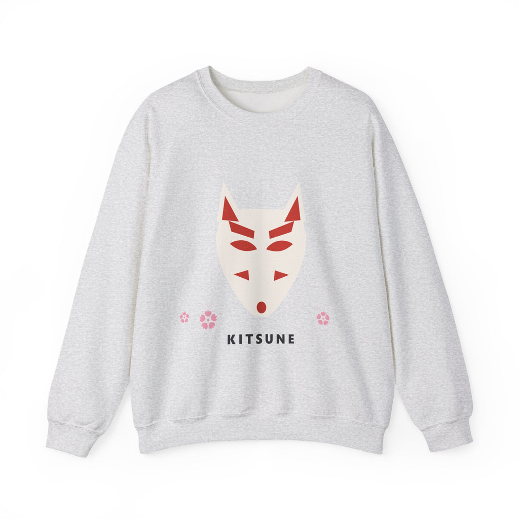 Kitsune Mask Sweatshirt in Ash