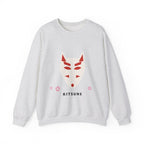 Kitsune Mask Sweatshirt in Ash