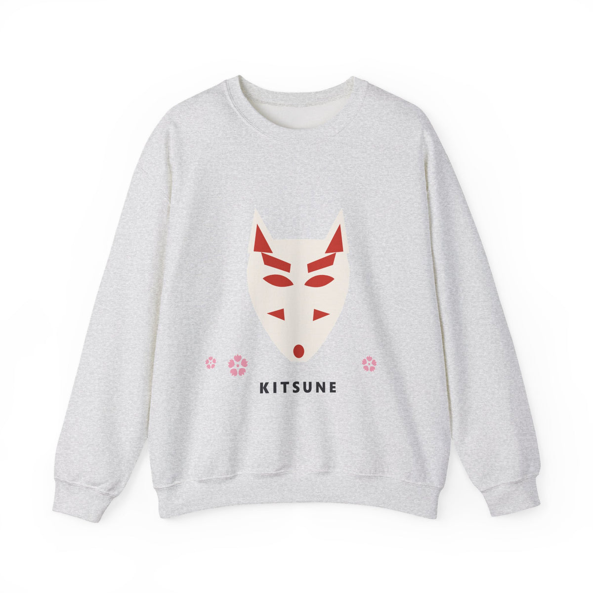 Kitsune Mask Sweatshirt in Ash