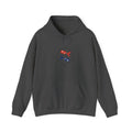 Koi Pair Hoodie in Dark Heather