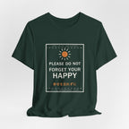 Please Do Not Forget Your Happy Funny Anime T-Shirt - original anime design, view 12