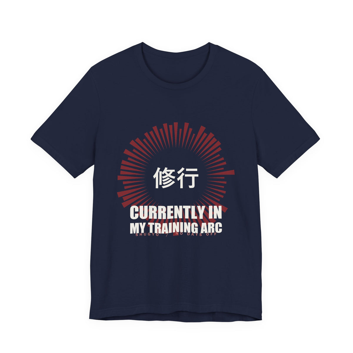 Training Arc Anime T-Shirt in Navy