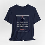 All Complaints Will Be Forwarded To The Sky Funny Anime T-Shirt - original anime design, view 21