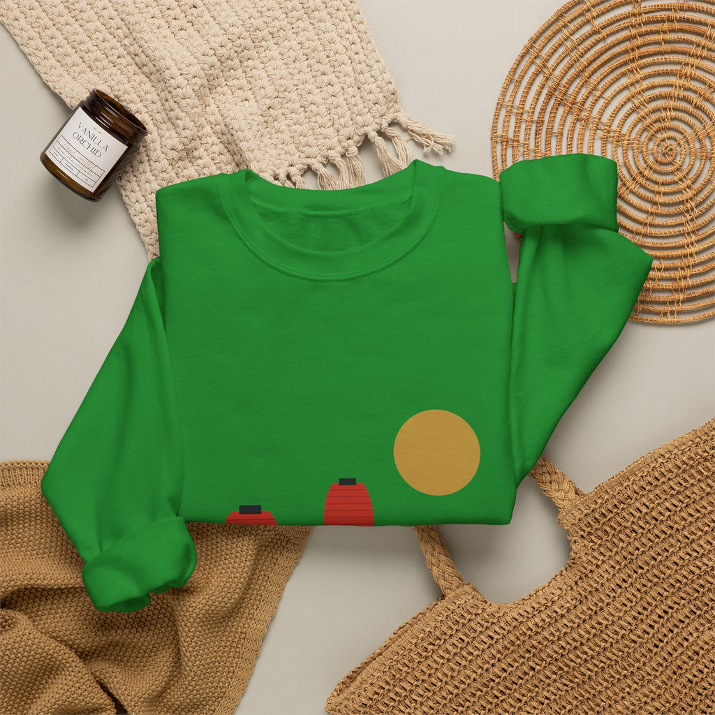 Matsuri Lanterns Sweatshirt - original anime design, view 33