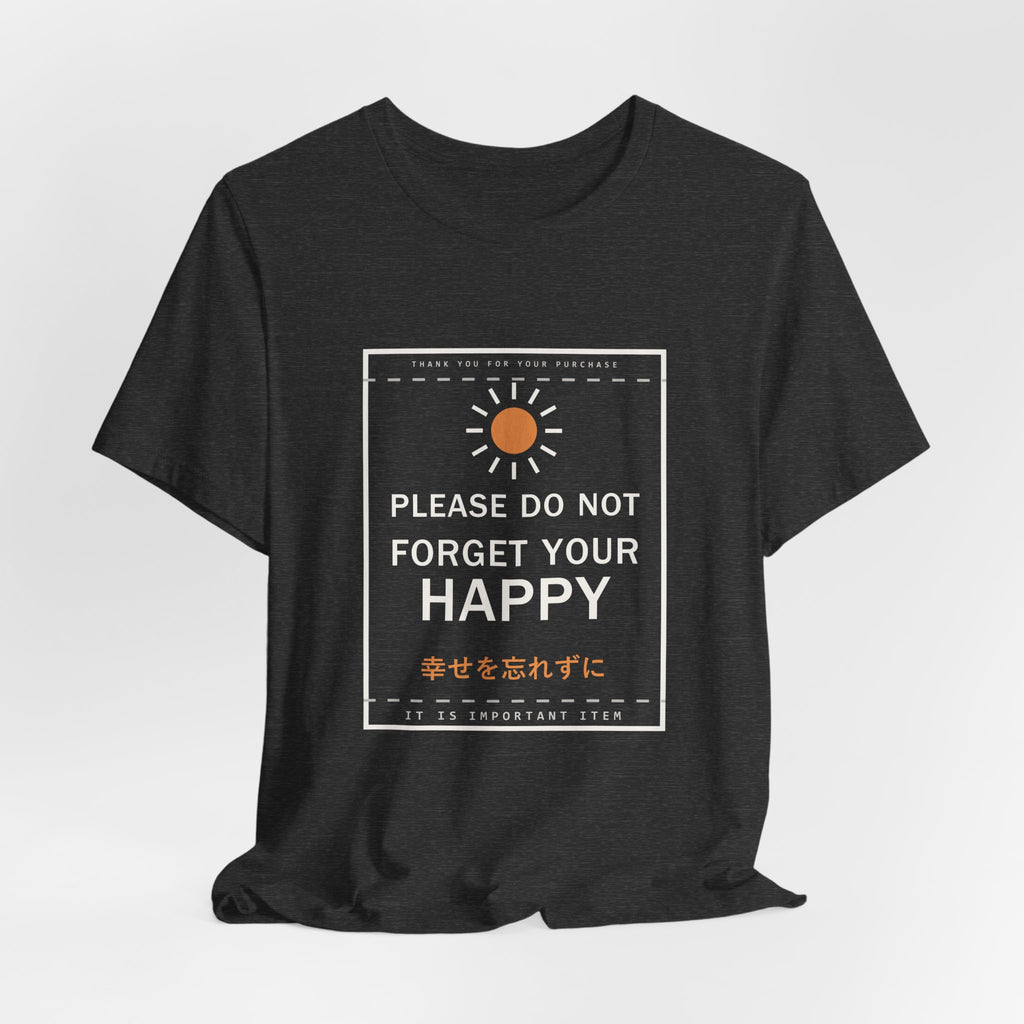 Please Do Not Forget Your Happy Funny Anime T-Shirt - original anime design, view 18