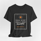 Please Do Not Forget Your Happy Funny Anime T-Shirt - original anime design, view 18
