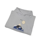 Fuji & Wave Hoodie - original anime design, view 15