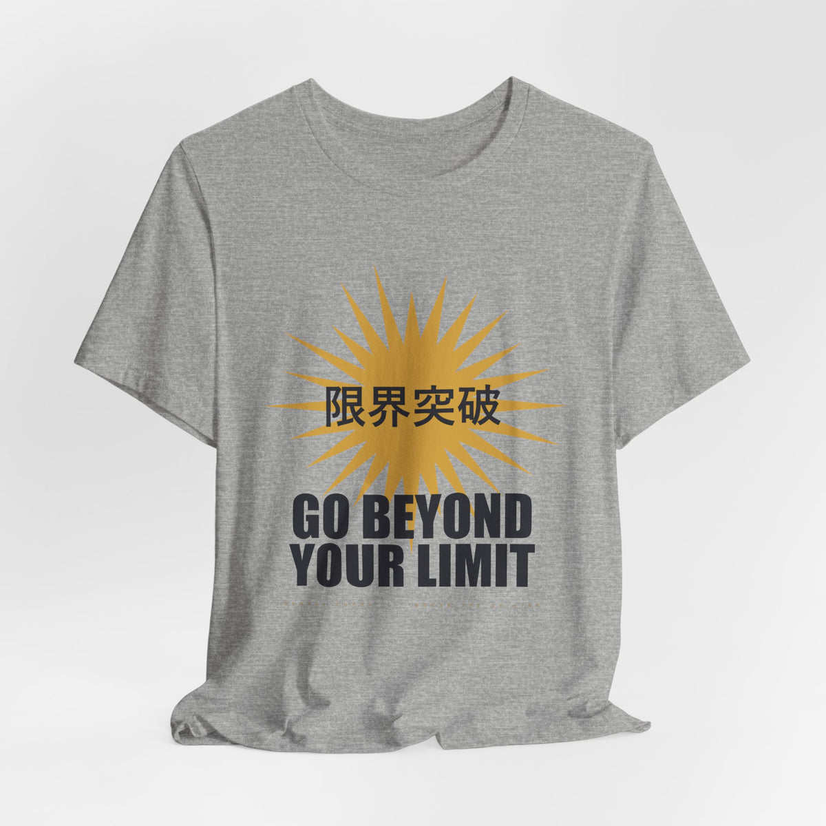 Go Beyond Your Limit Anime T-Shirt - original anime design, view 16