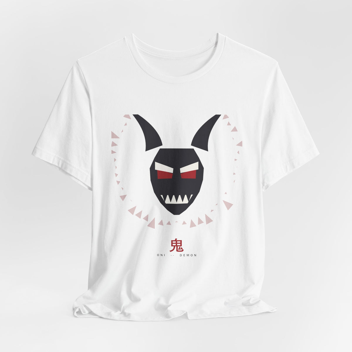 Oni Mask Anime T-Shirt - original anime design, view 4
