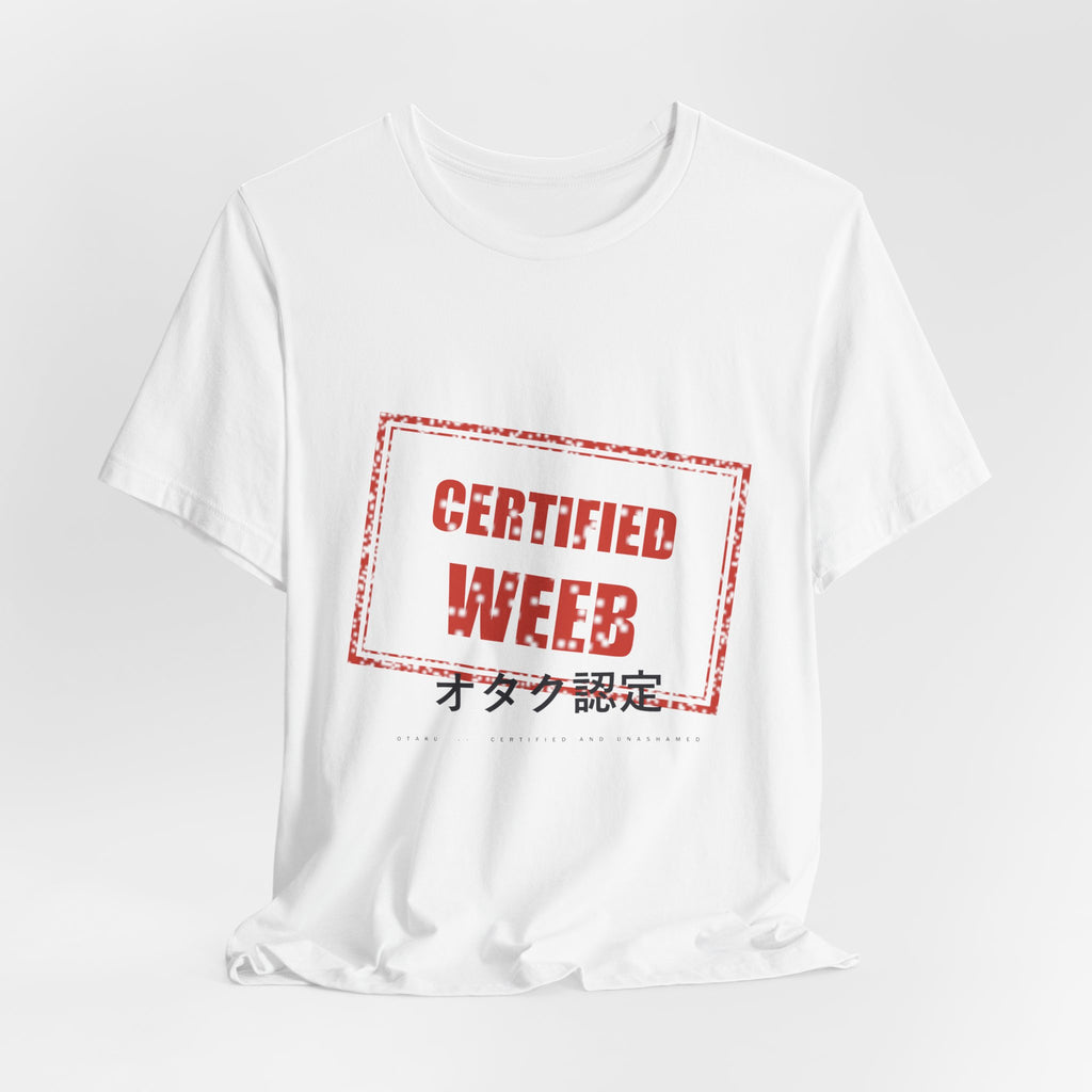 Certified Weeb Anime T-Shirt - original anime design, view 4