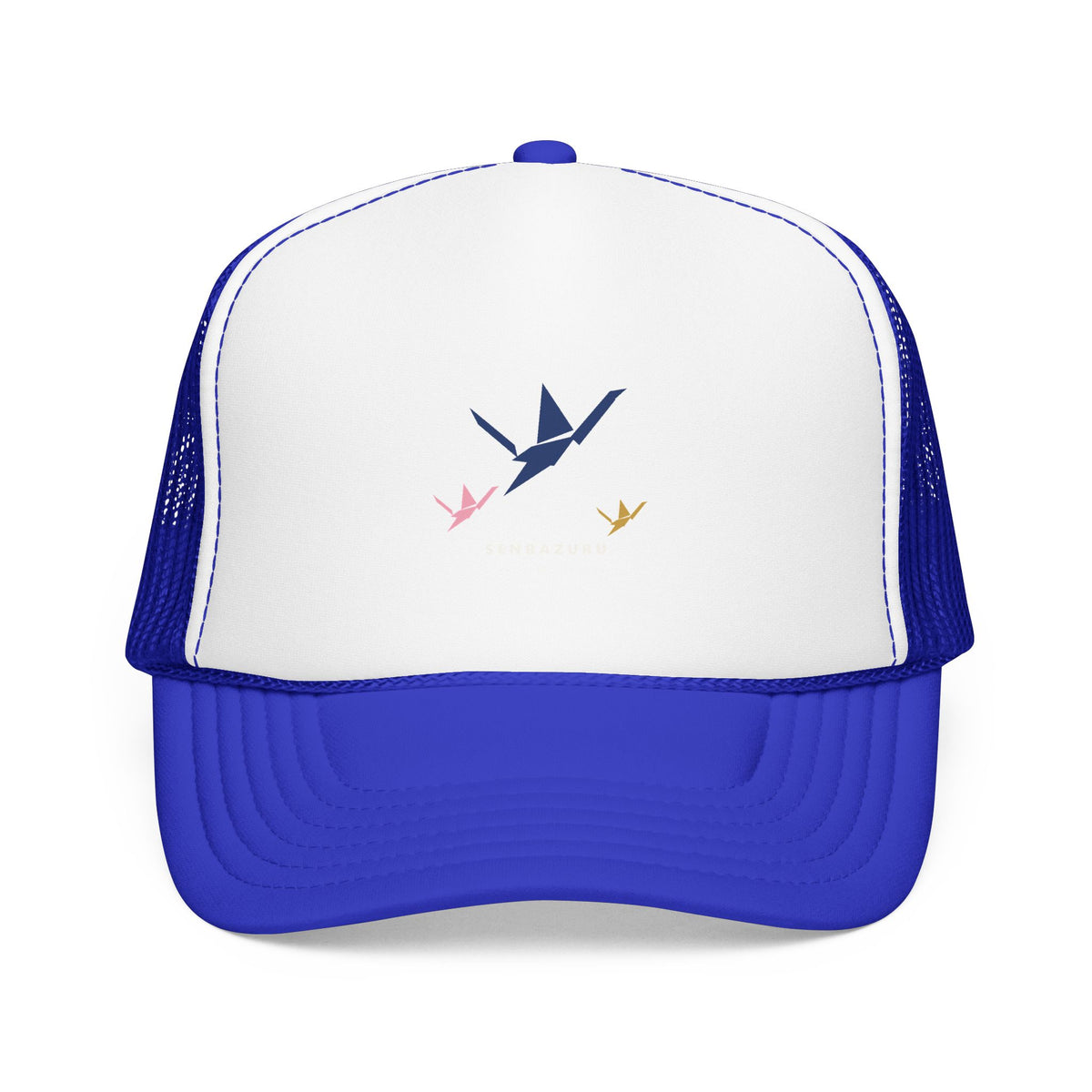 Senbazuru Trucker Cap in Royal