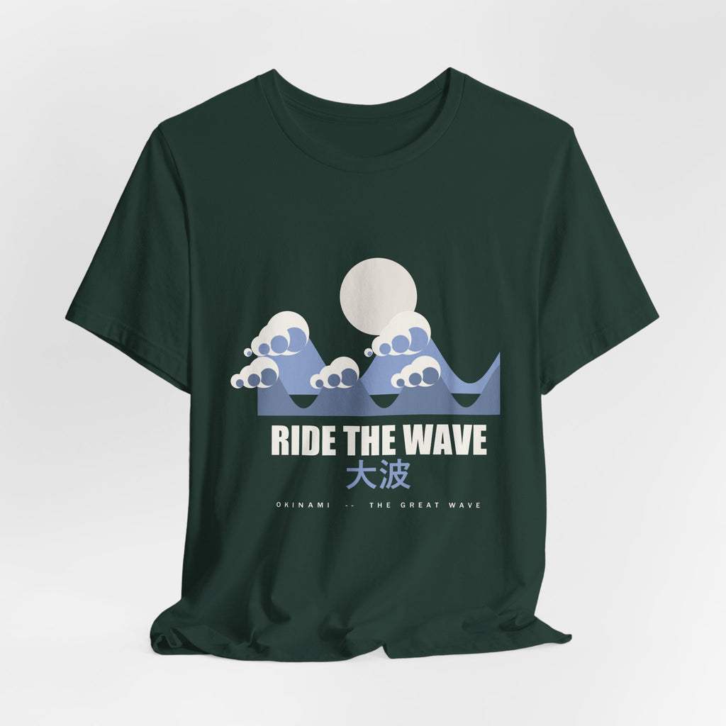 Ride The Wave Anime T-Shirt - original anime design, view 13