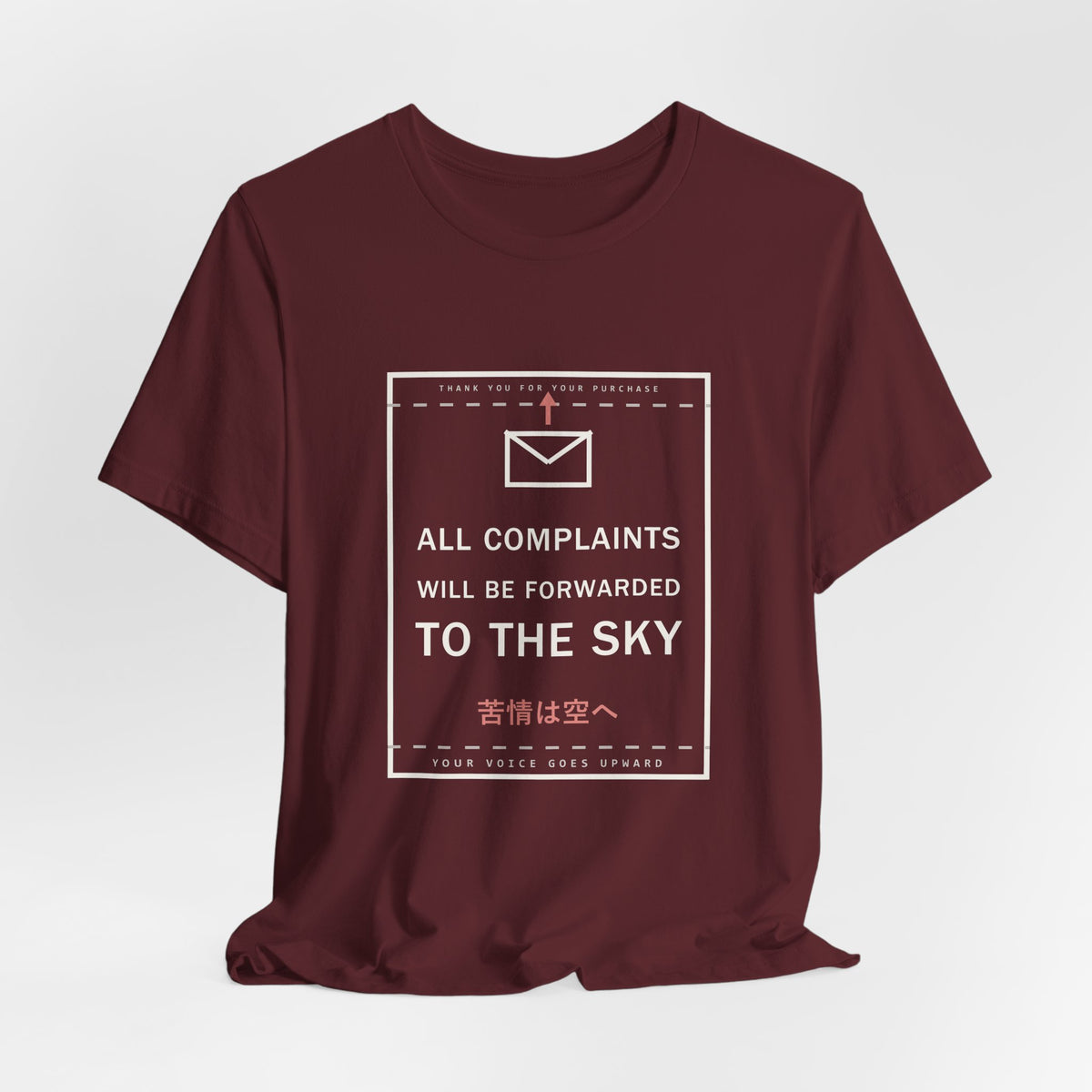 All Complaints Will Be Forwarded To The Sky Funny Anime T-Shirt - original anime design, view 24