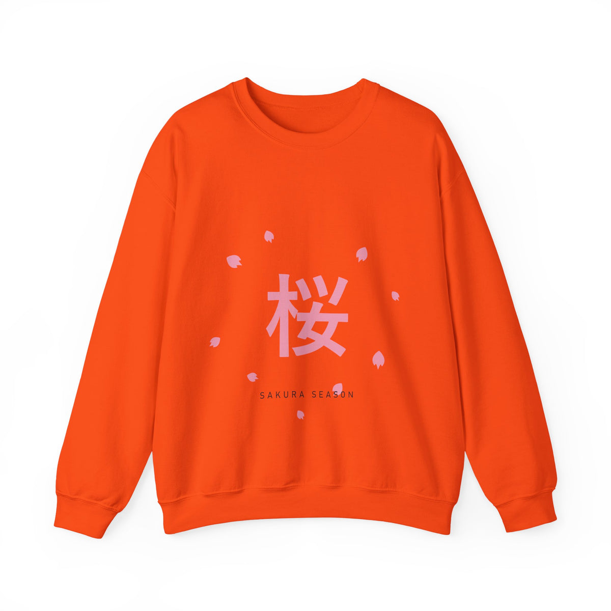 Sakura Season Sweatshirt in Orange