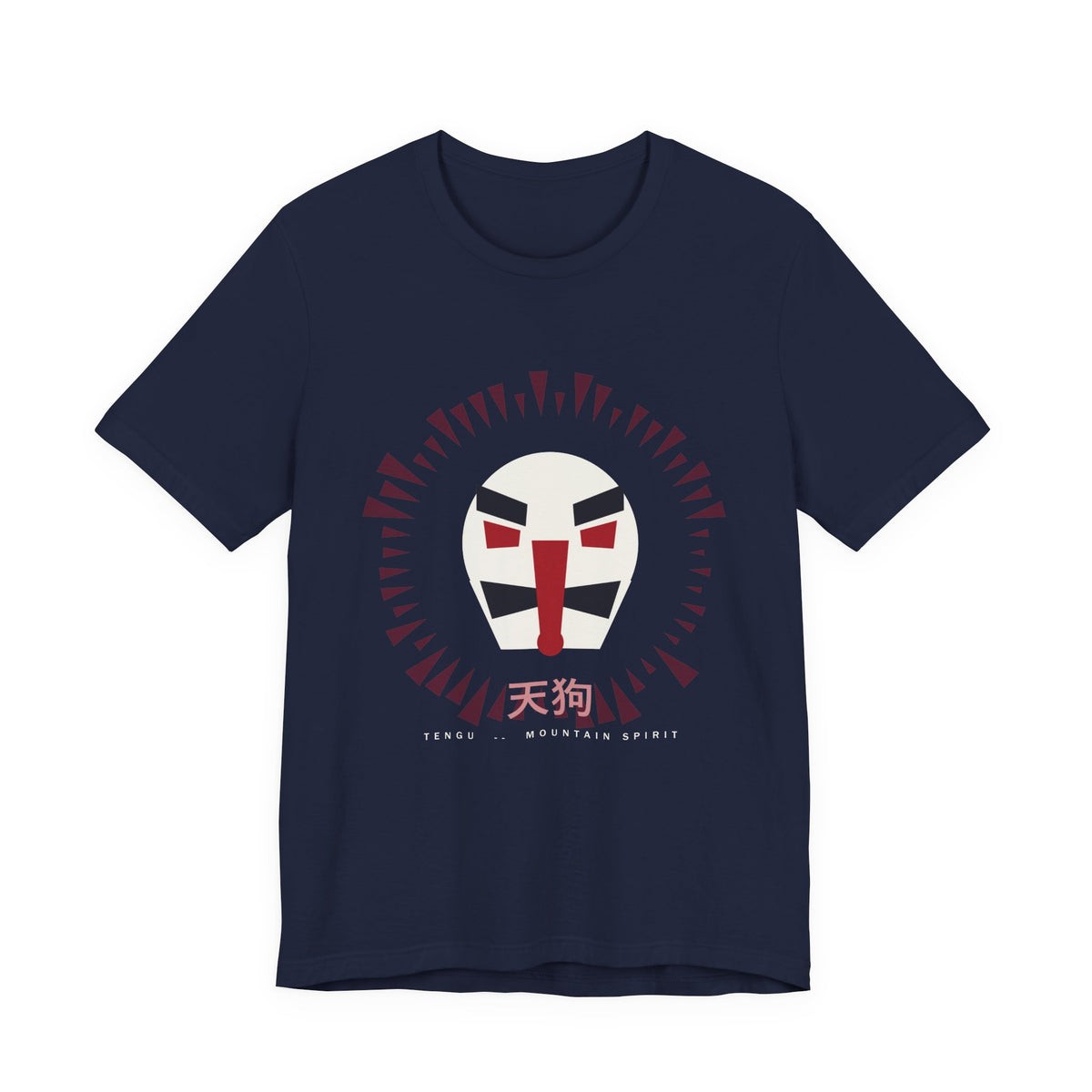 Tengu Anime T-Shirt in Navy