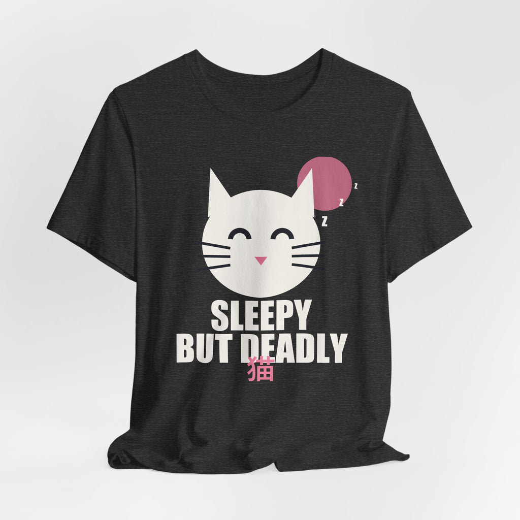 Sleepy But Deadly Anime T-Shirt - original anime design, view 19