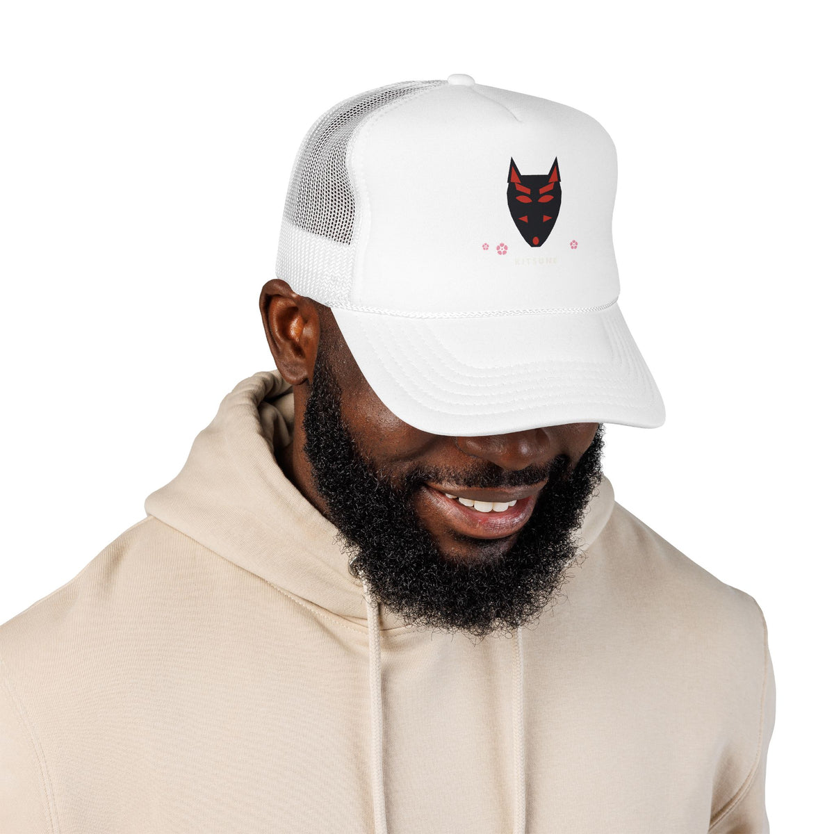 Kitsune Mask Trucker Cap - original anime design, view 35