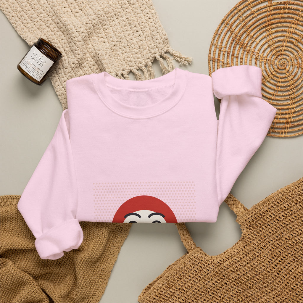 Daruma Wish Sweatshirt - original anime design, view 48