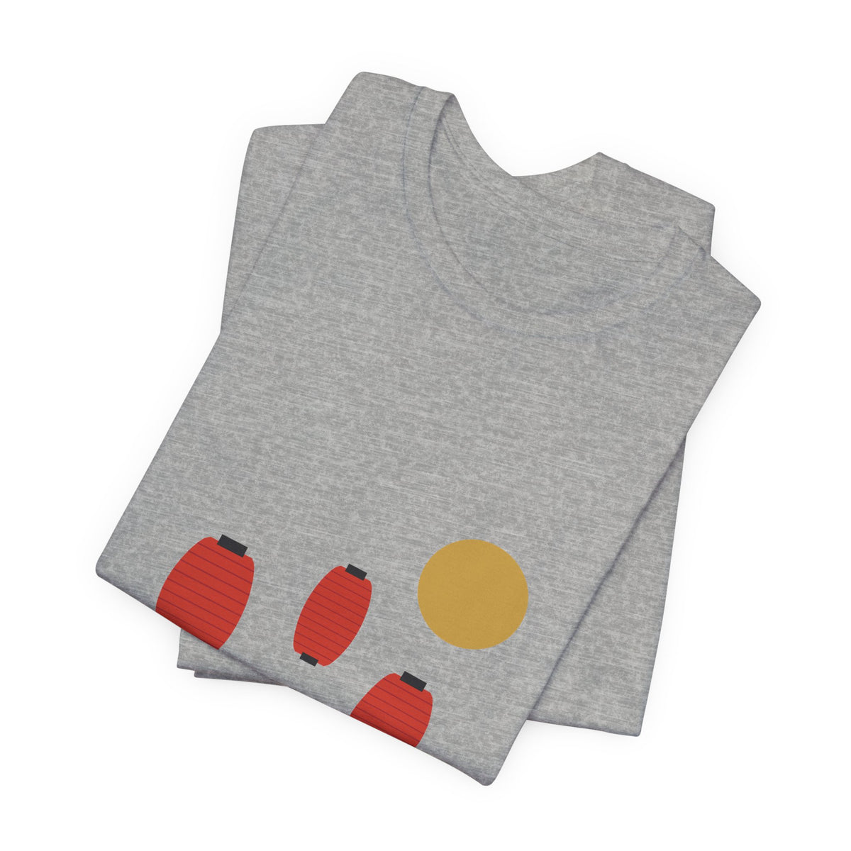 Matsuri Lanterns T-Shirt - original anime design, view 8