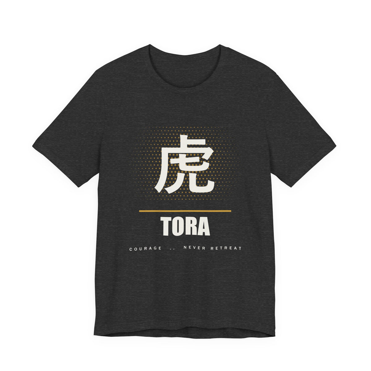 Tora Anime T-Shirt in Dark Grey Heather