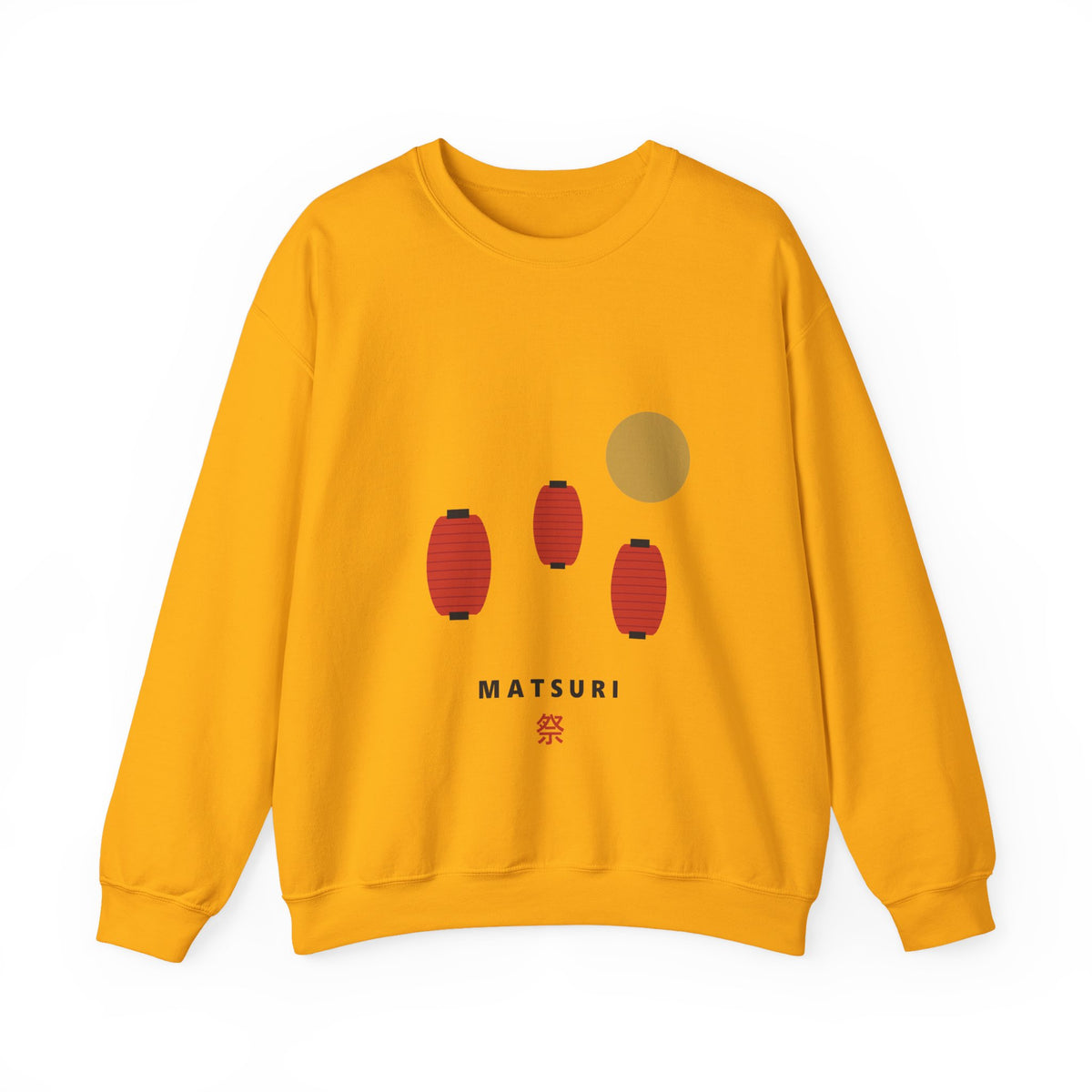 Matsuri Lanterns Sweatshirt in Gold