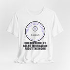 Our Department Has No Information About The Moon Funny Anime T-Shirt - original anime design, view 3