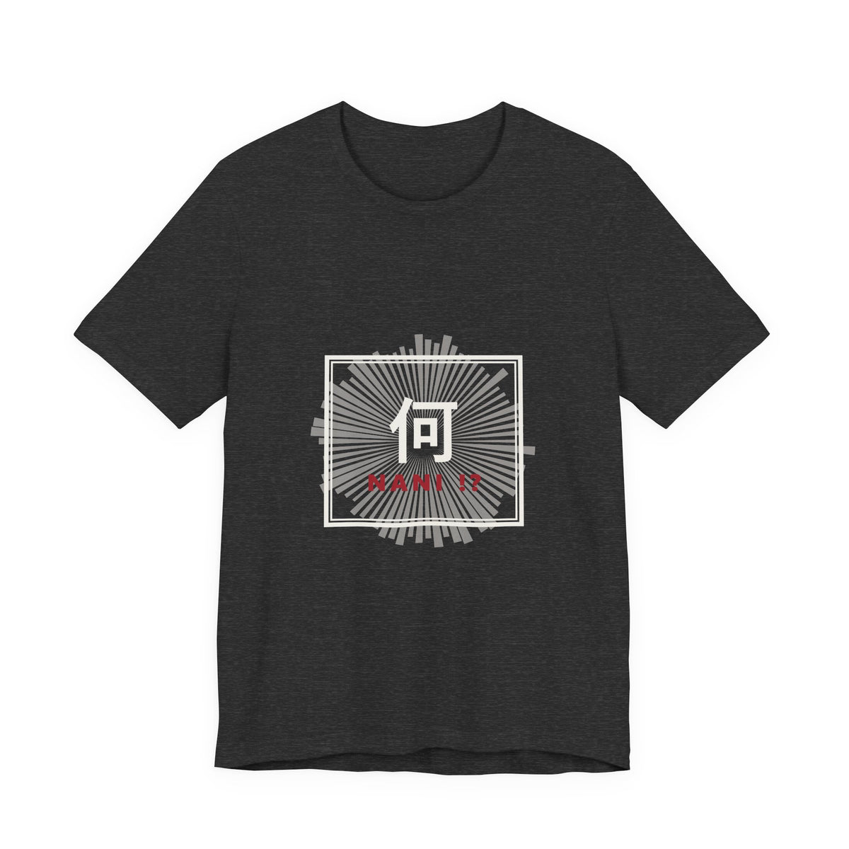 Nani!? T-Shirt in Dark Grey Heather