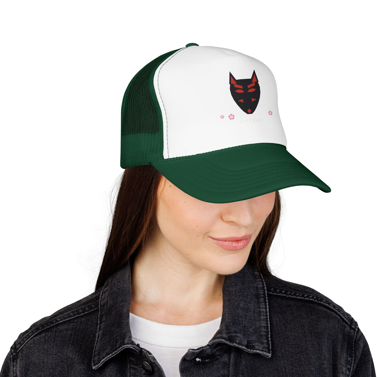 Kitsune Mask Trucker Cap - original anime design, view 21