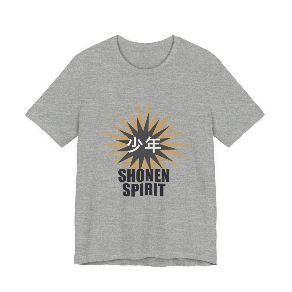 Shonen Spirit Anime T-Shirt in Athletic Heather