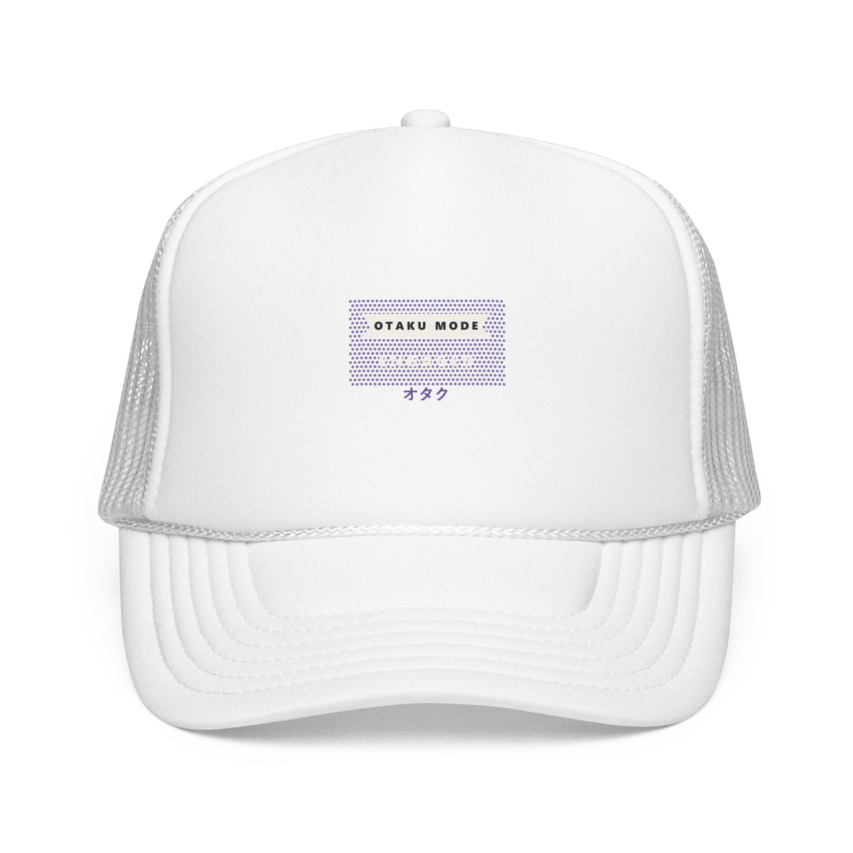Otaku Mode Trucker Cap in White