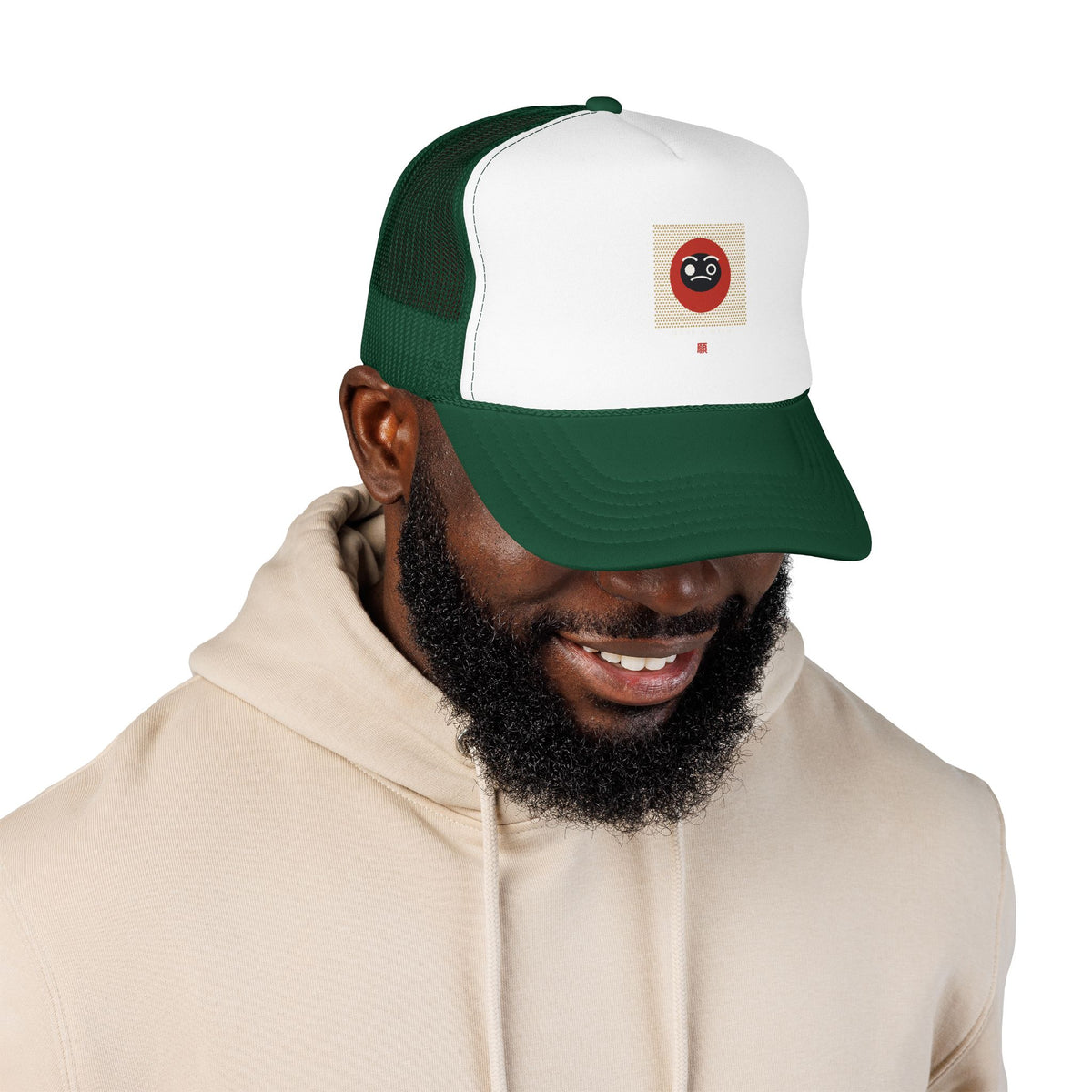 Daruma Wish Trucker Cap - original anime design, view 20