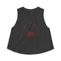 Bushido Crop Top in Dark Grey Heather