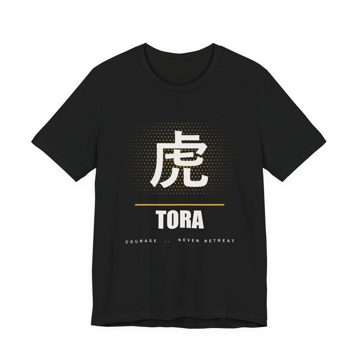 Tora Anime T-Shirt in Black