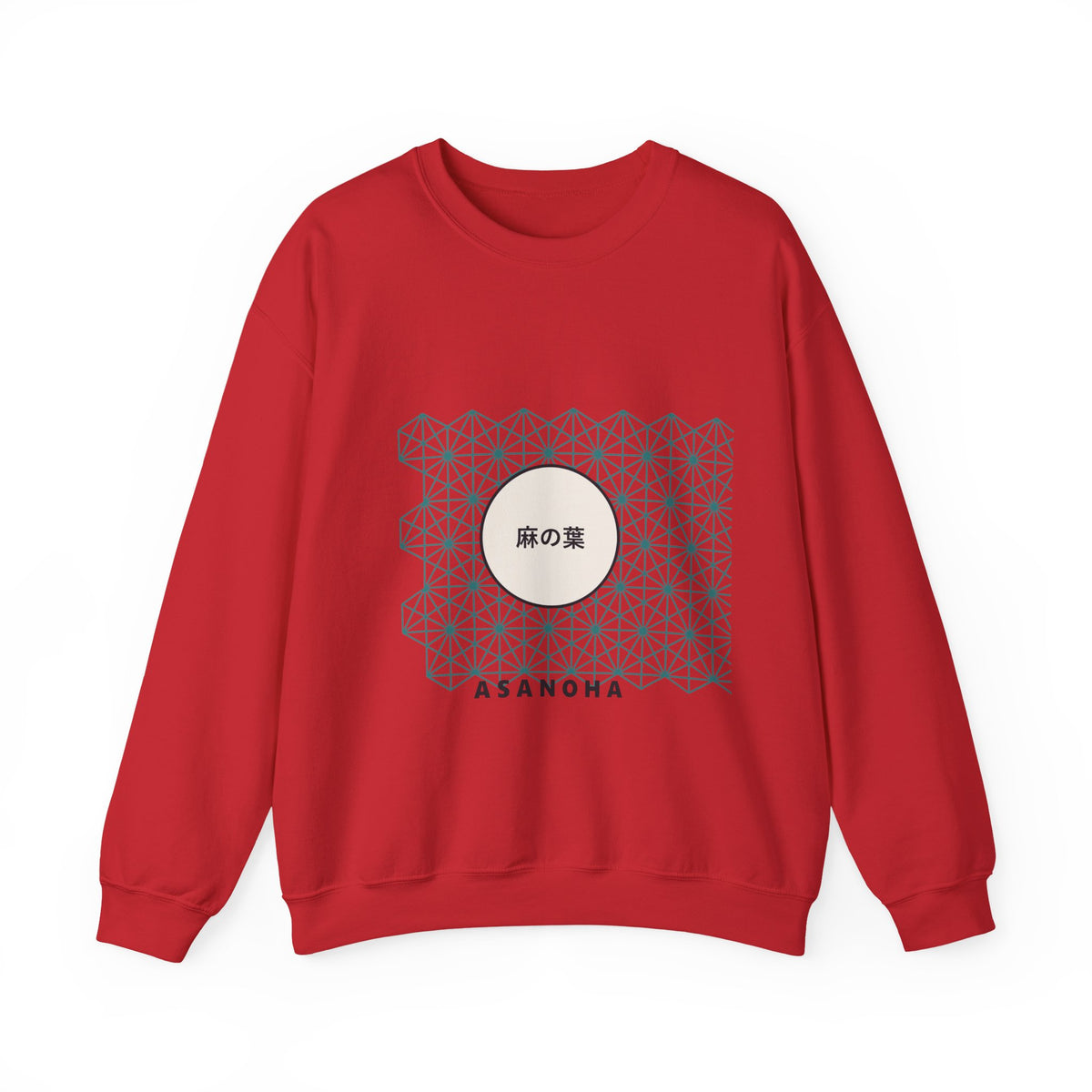 Asanoha Sweatshirt in Red