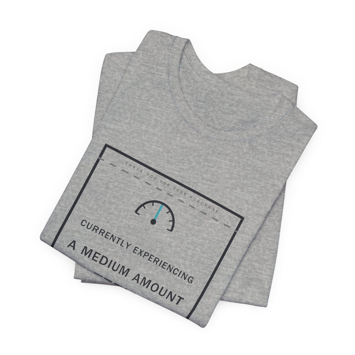 Currently Experiencing A Medium Amount Of Feelings Funny Anime T-Shirt - original anime design, view 14