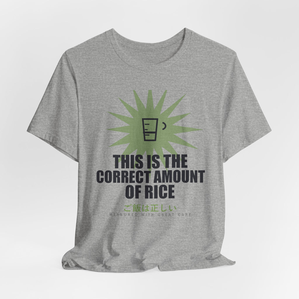 This Is The Correct Amount Of Rice Funny Anime T-Shirt - original anime design, view 15