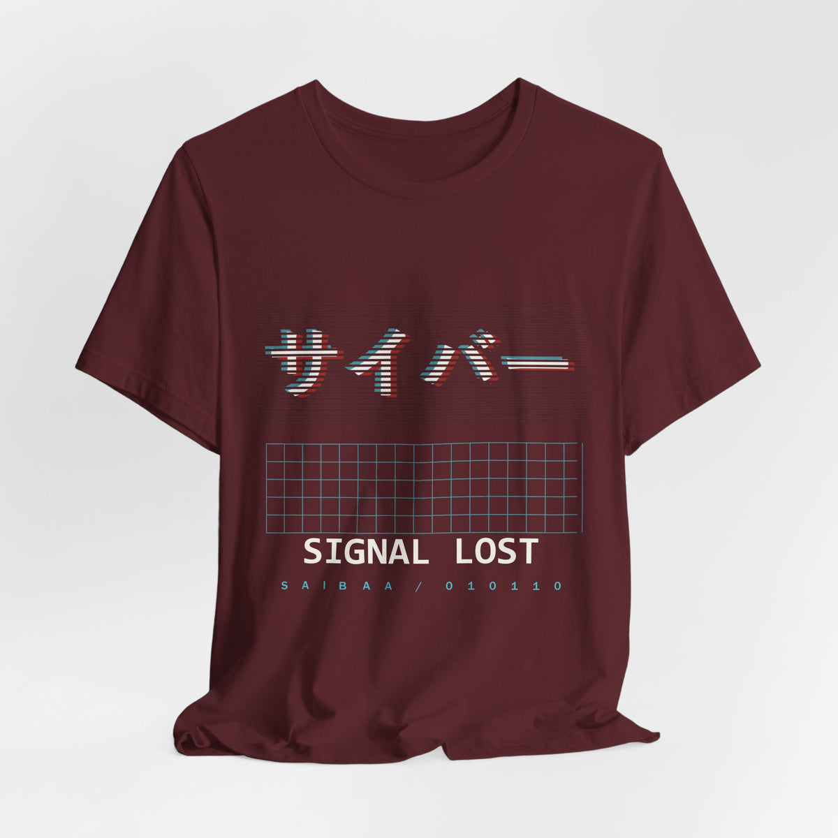 Cyber Glitch Anime T-Shirt - original anime design, view 25