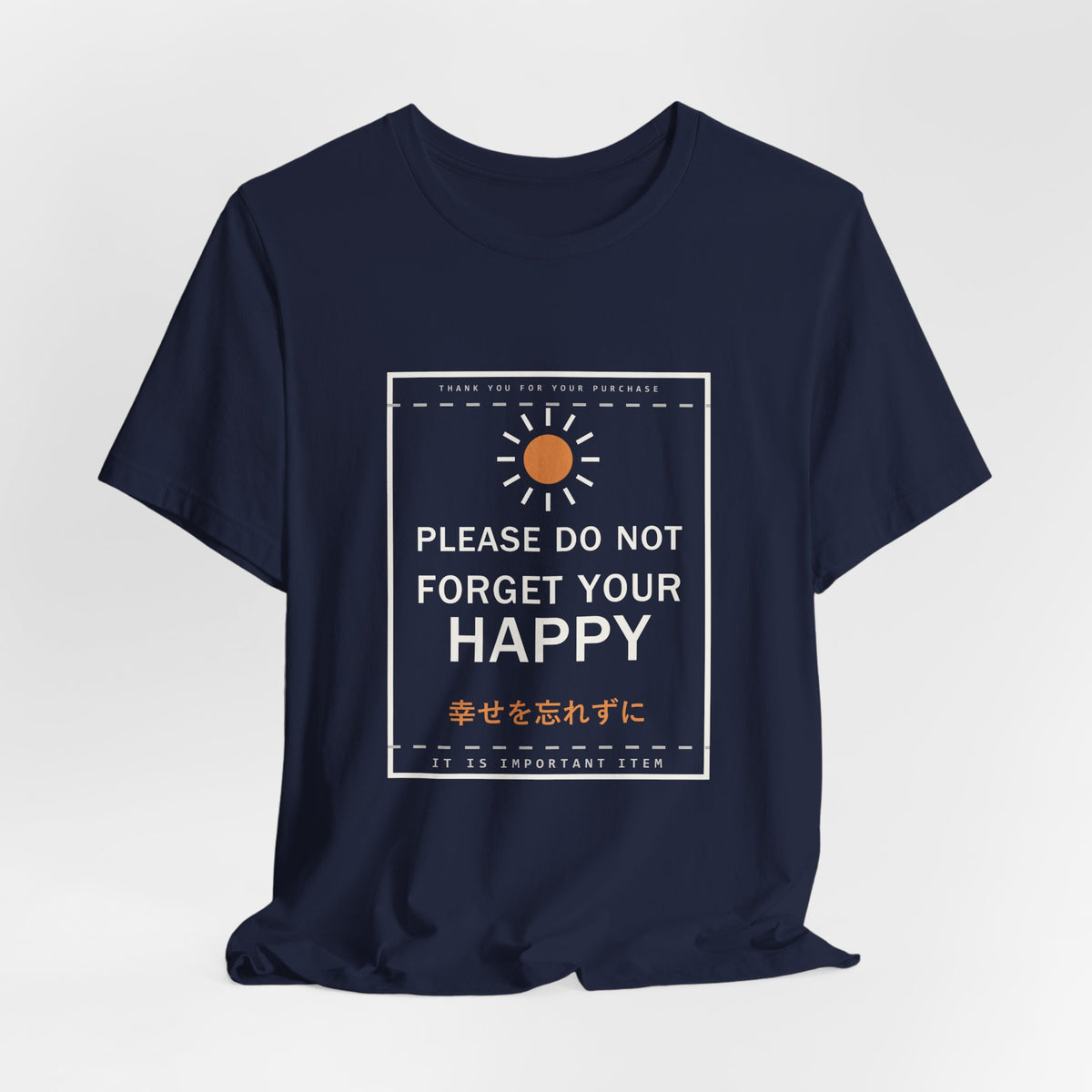Please Do Not Forget Your Happy Funny Anime T-Shirt - original anime design, view 21
